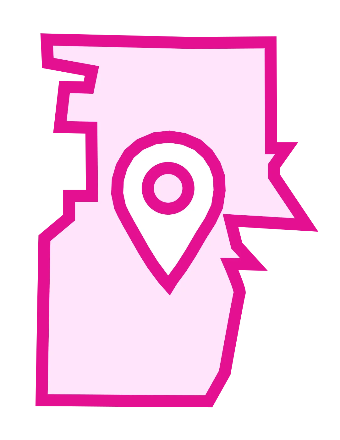 Brier pink map