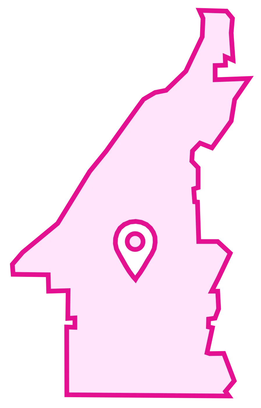 Edmonds pink map